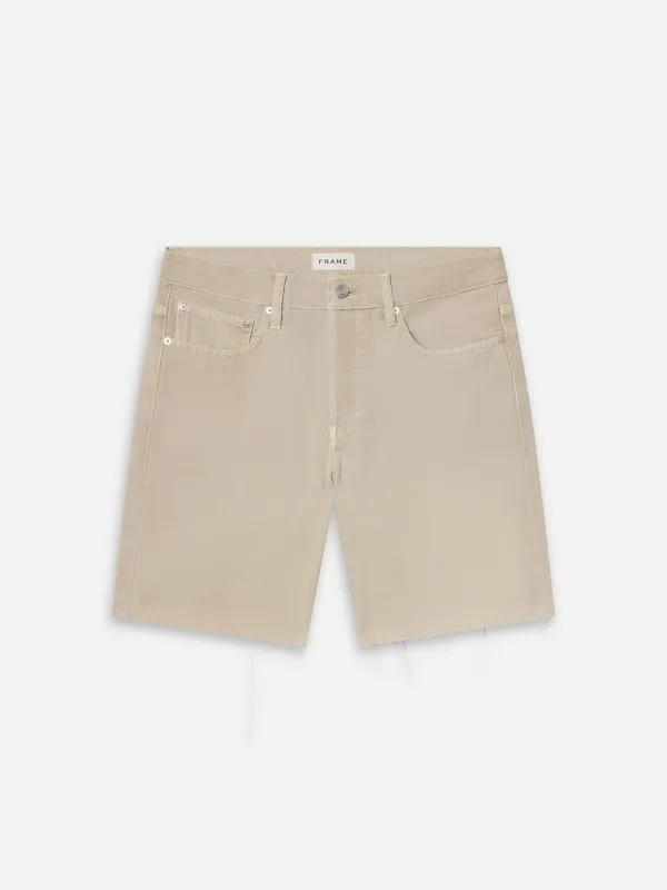 Relaxed Short Raw Hem -- Beach Sand made by Frame Denim