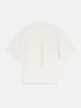 Jacquard Short Sleeve Relaxed Shirt -- White sold by Frame Denim