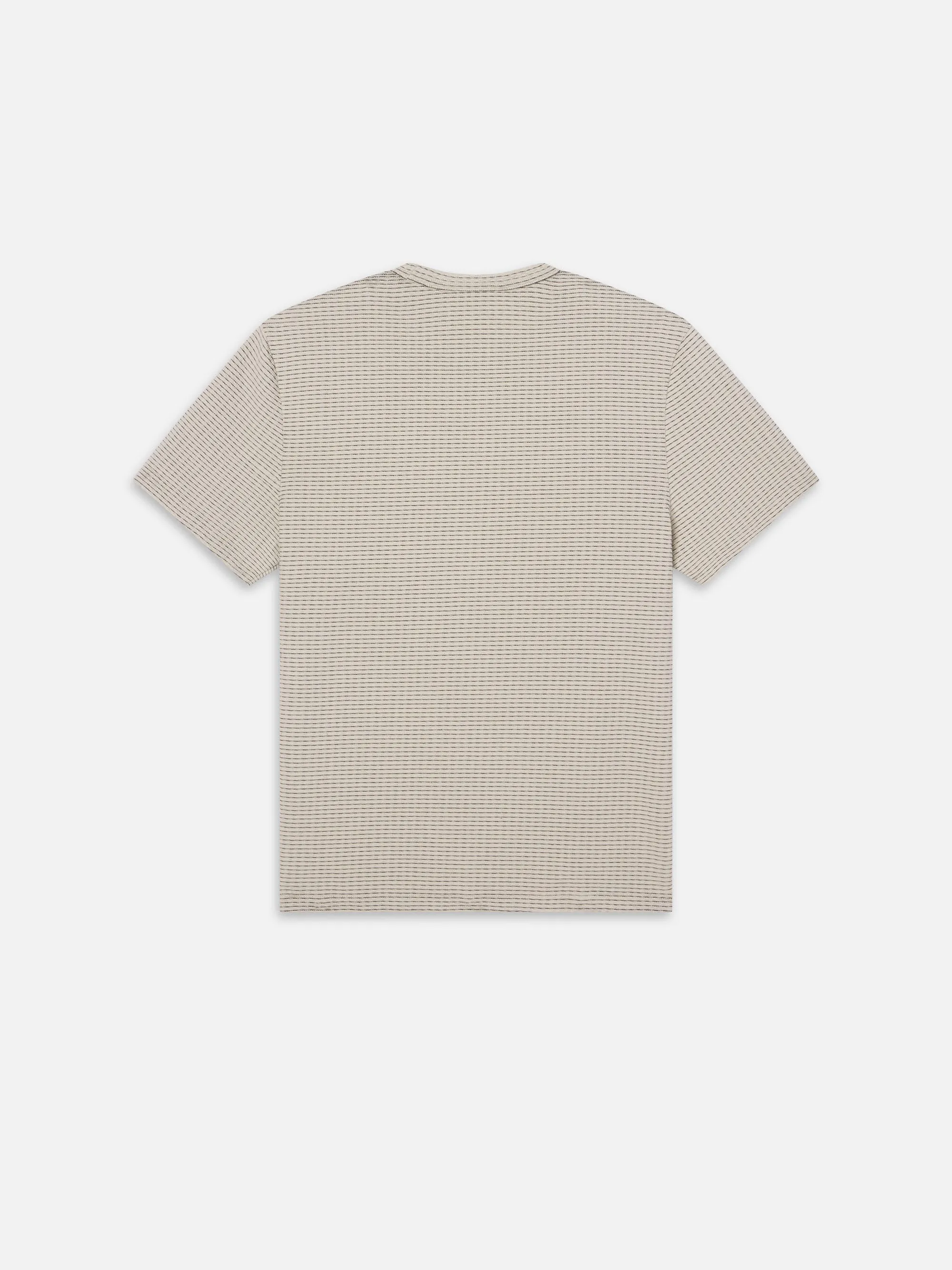 Jacquard Stripe Tee -- White/Navy sold by Frame Denim product image thumbnail 4