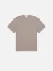 Duo Fold Tee -- Storm Grey sold by Frame Denim
