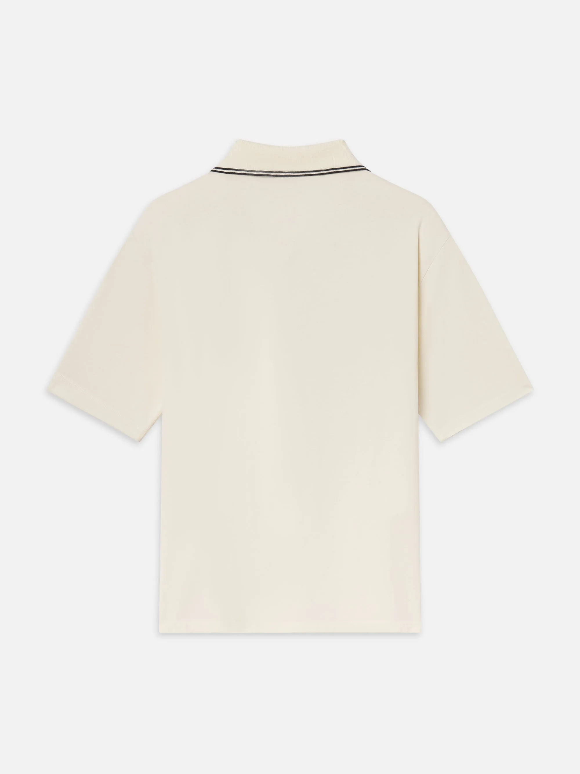 Light Pique Polo -- White Sand sold by Frame Denim product image thumbnail 4