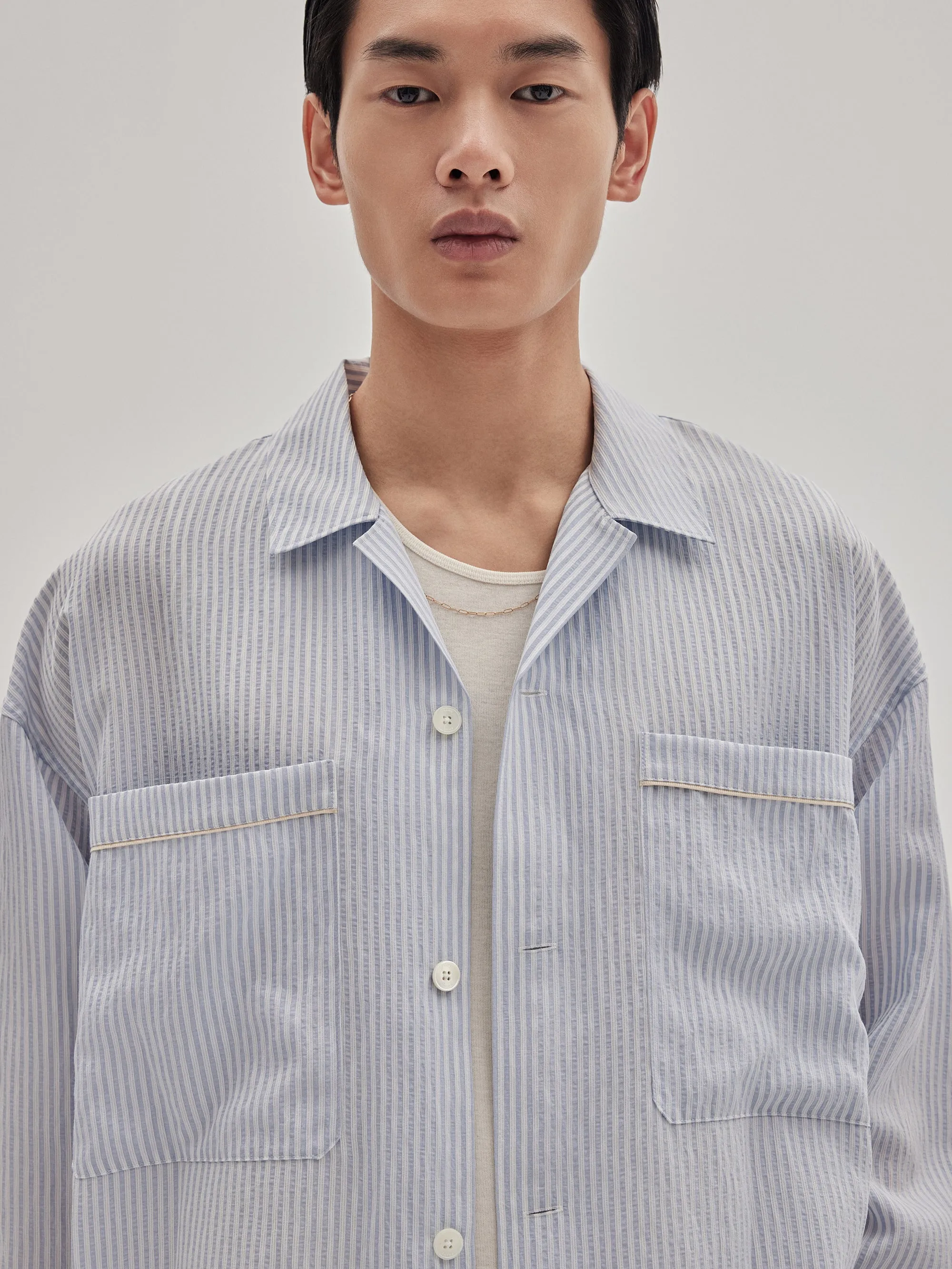 Blue Striped Shirt -- Blue Stripe sold by Frame Denim product image thumbnail 2