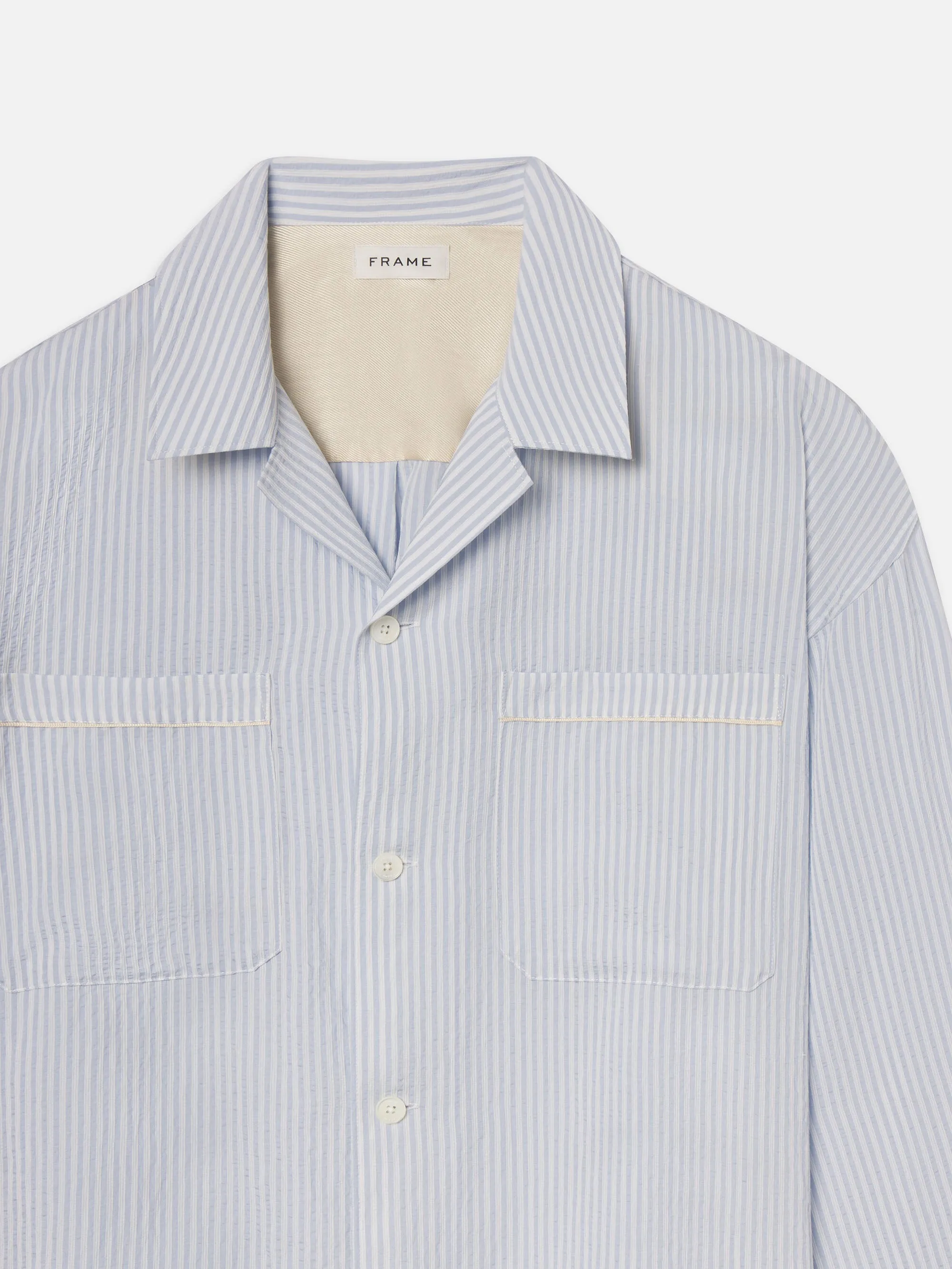 Blue Striped Shirt -- Blue Stripe sold by Frame Denim product image thumbnail 4