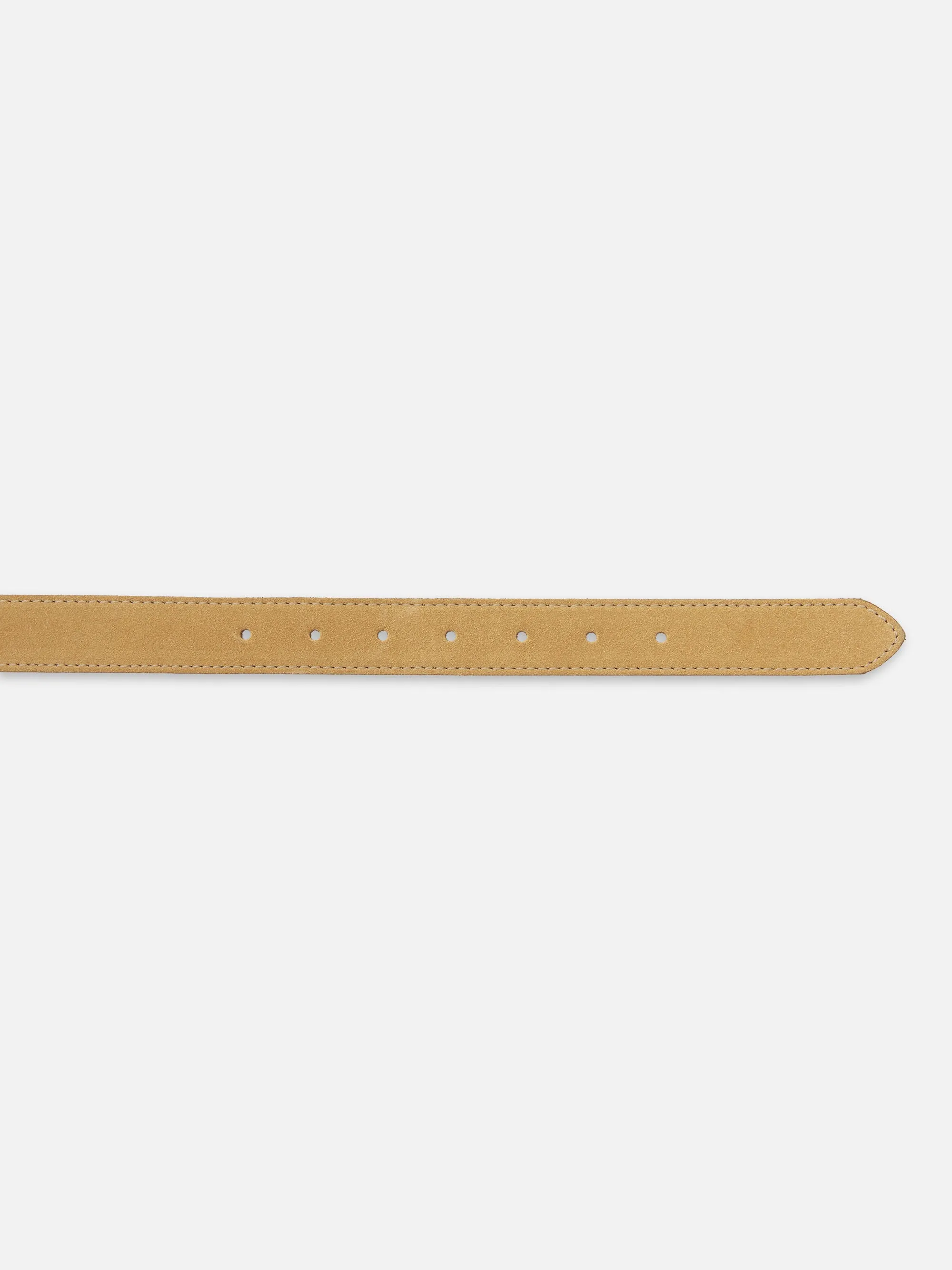 The Suede Square Buckle Belt -- Light Camel sold by Frame Denim product image thumbnail 2