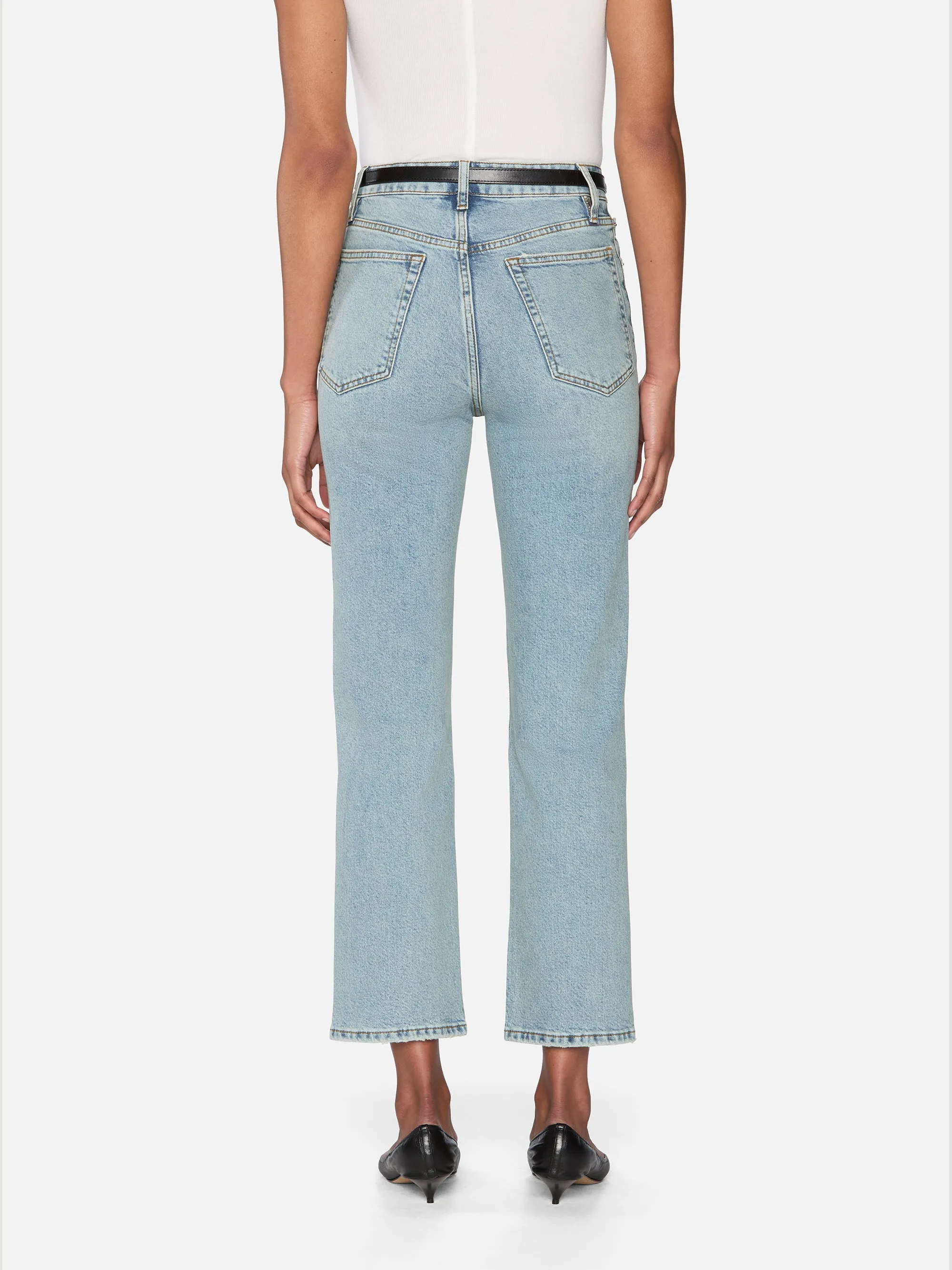 The Ruler Crop -- Dolly sold by Frame Denim product image thumbnail 5