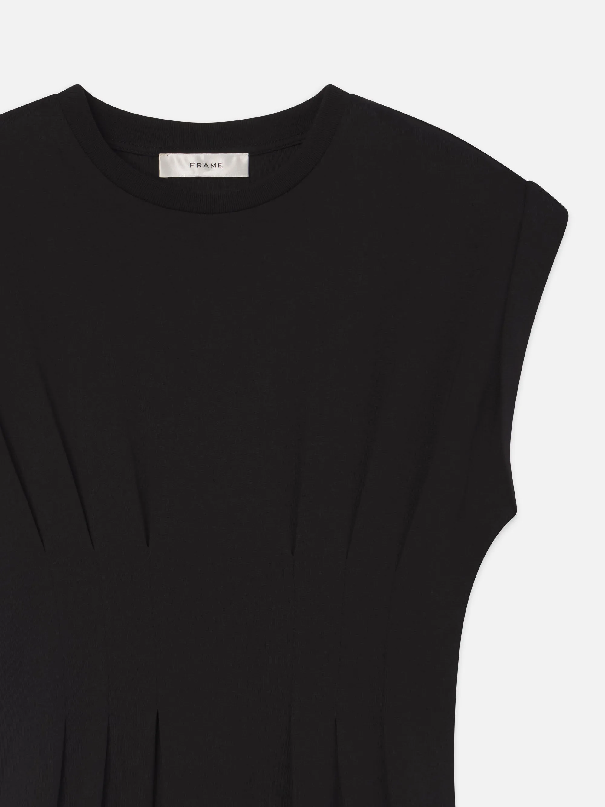 The Jersey Nipped Dress -- Black sold by Frame Denim product image thumbnail 2