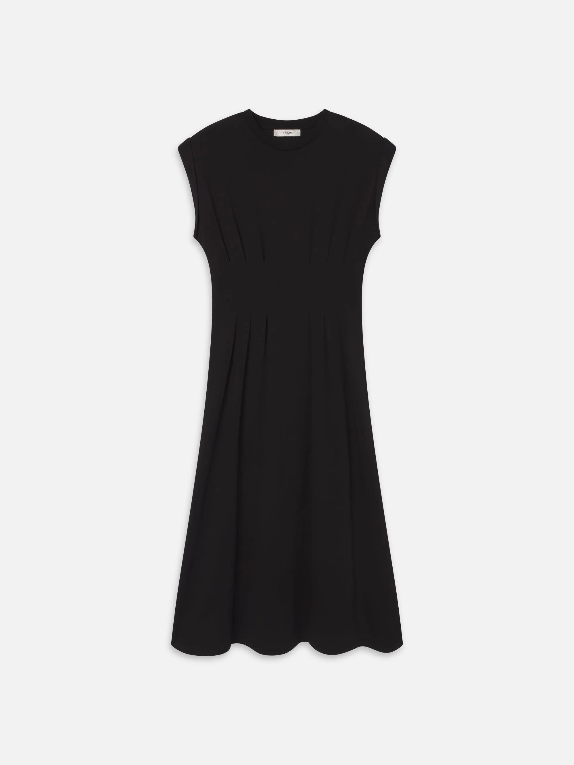 The Jersey Nipped Dress -- Black sold by Frame Denim