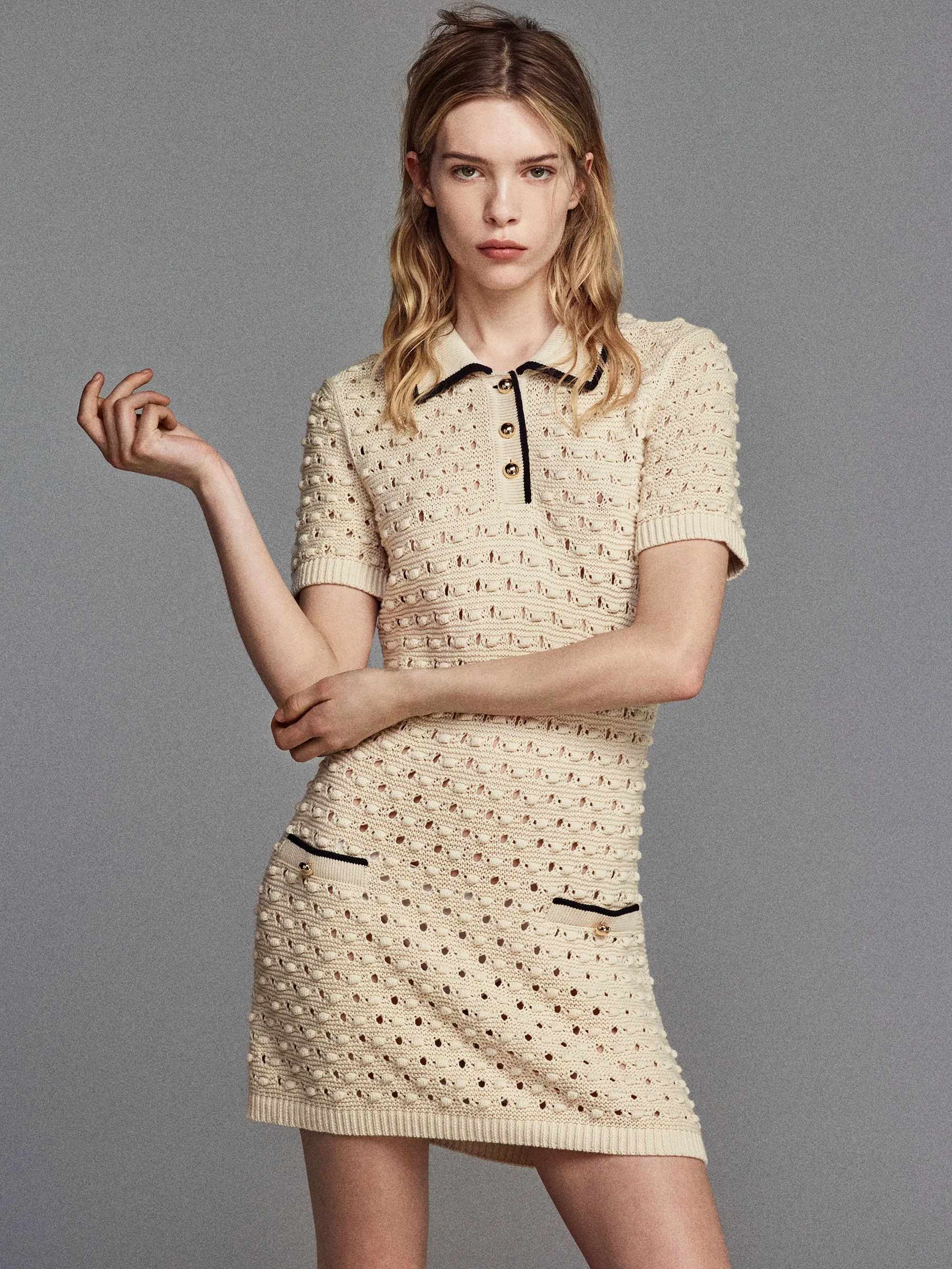 The Bauble Dress -- Cream sold by Frame Denim product image thumbnail 2