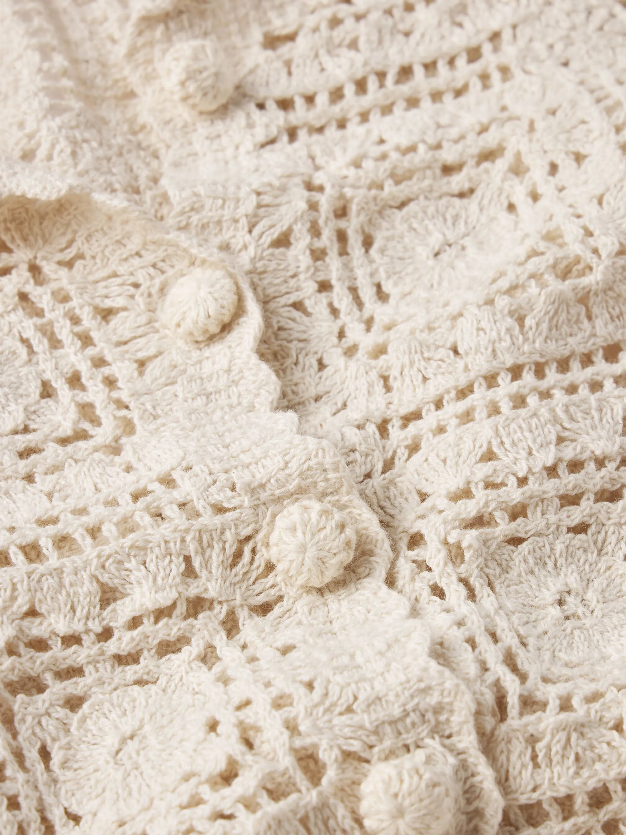 The Crochet Cardi -- Cream sold by Frame Denim product image thumbnail 3