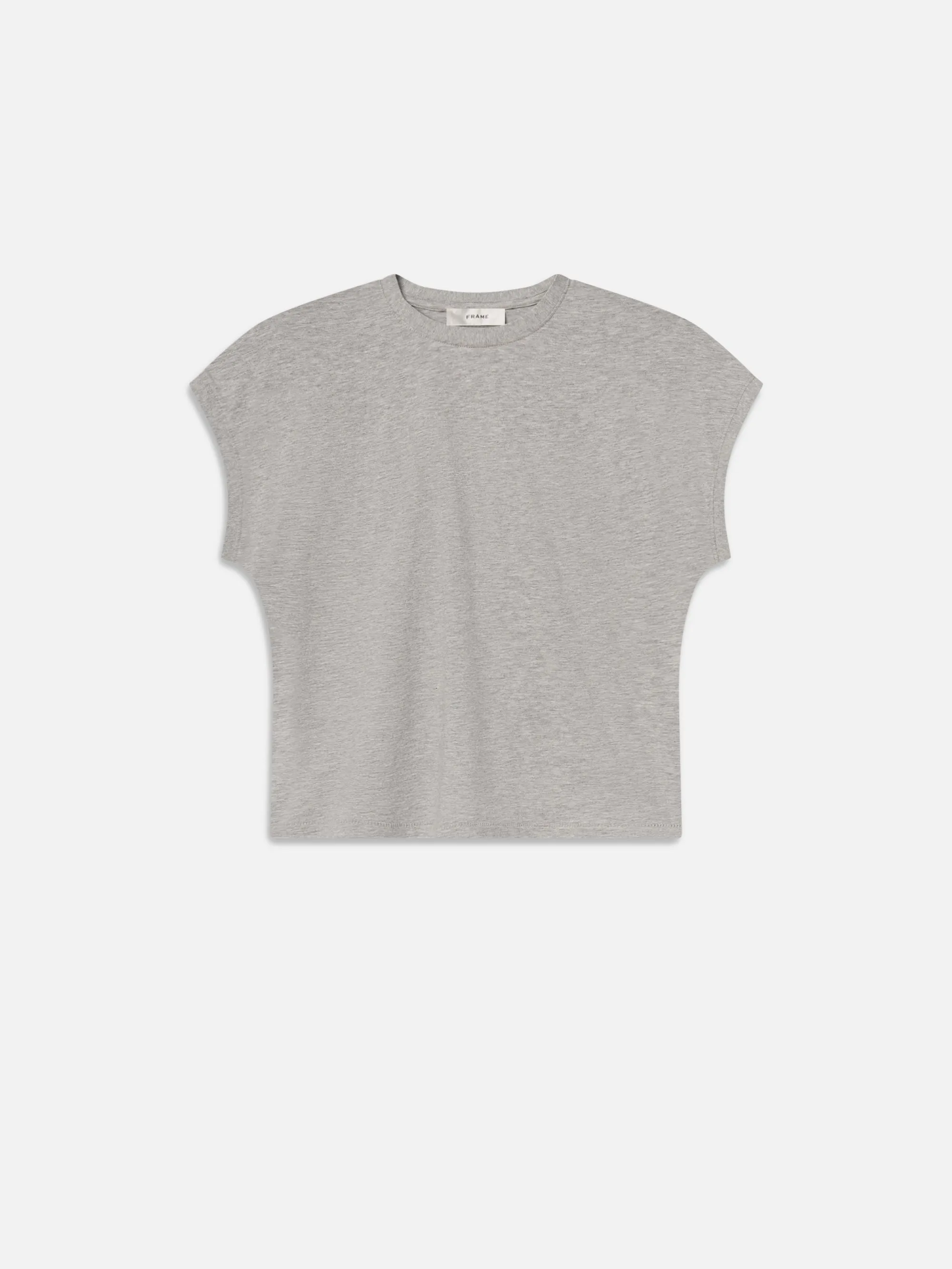 The Muscle Tee -- Heather Grey sold by Frame Denim