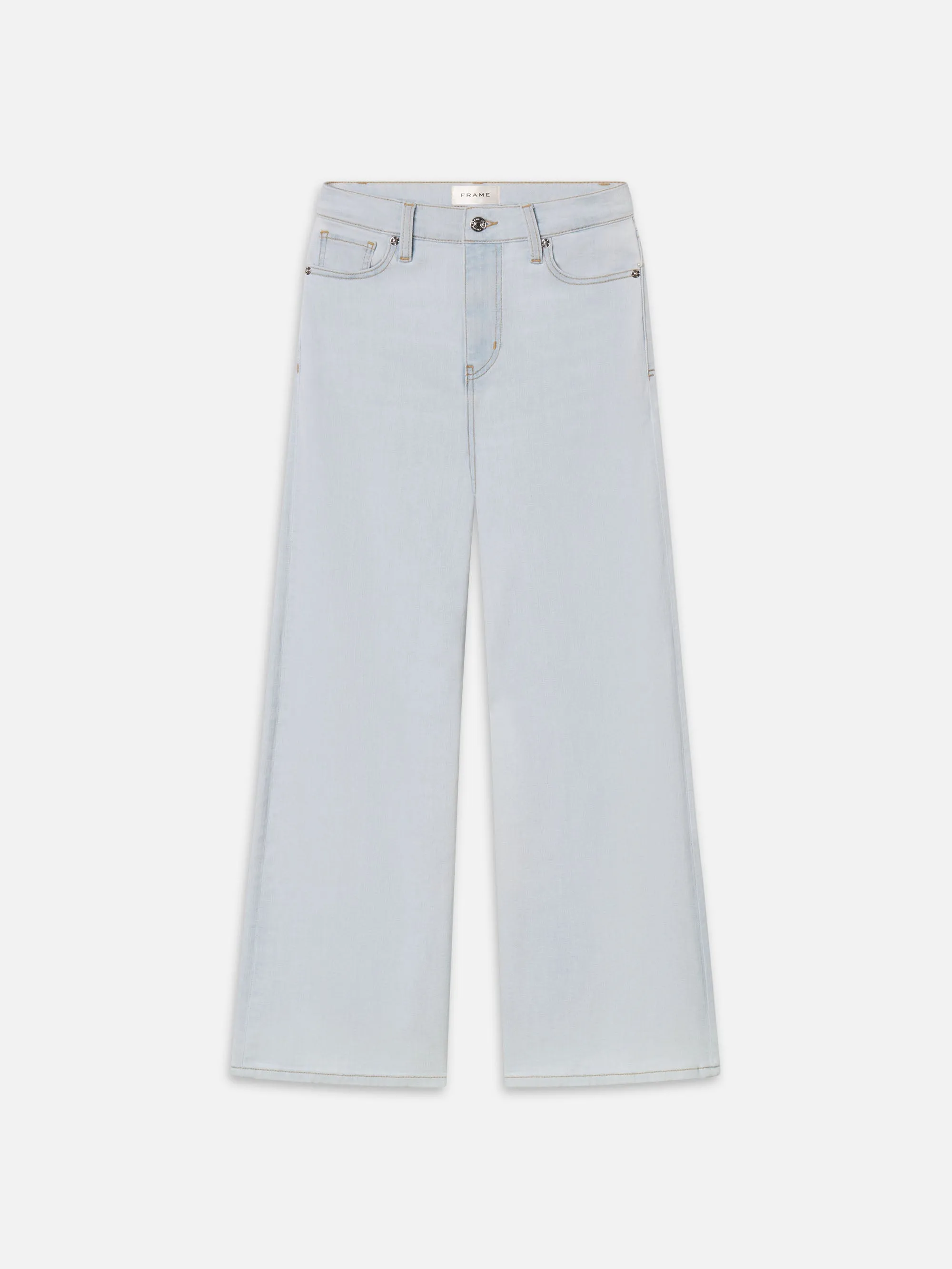 Le Slim Palazzo -- Feather sold by Frame Denim