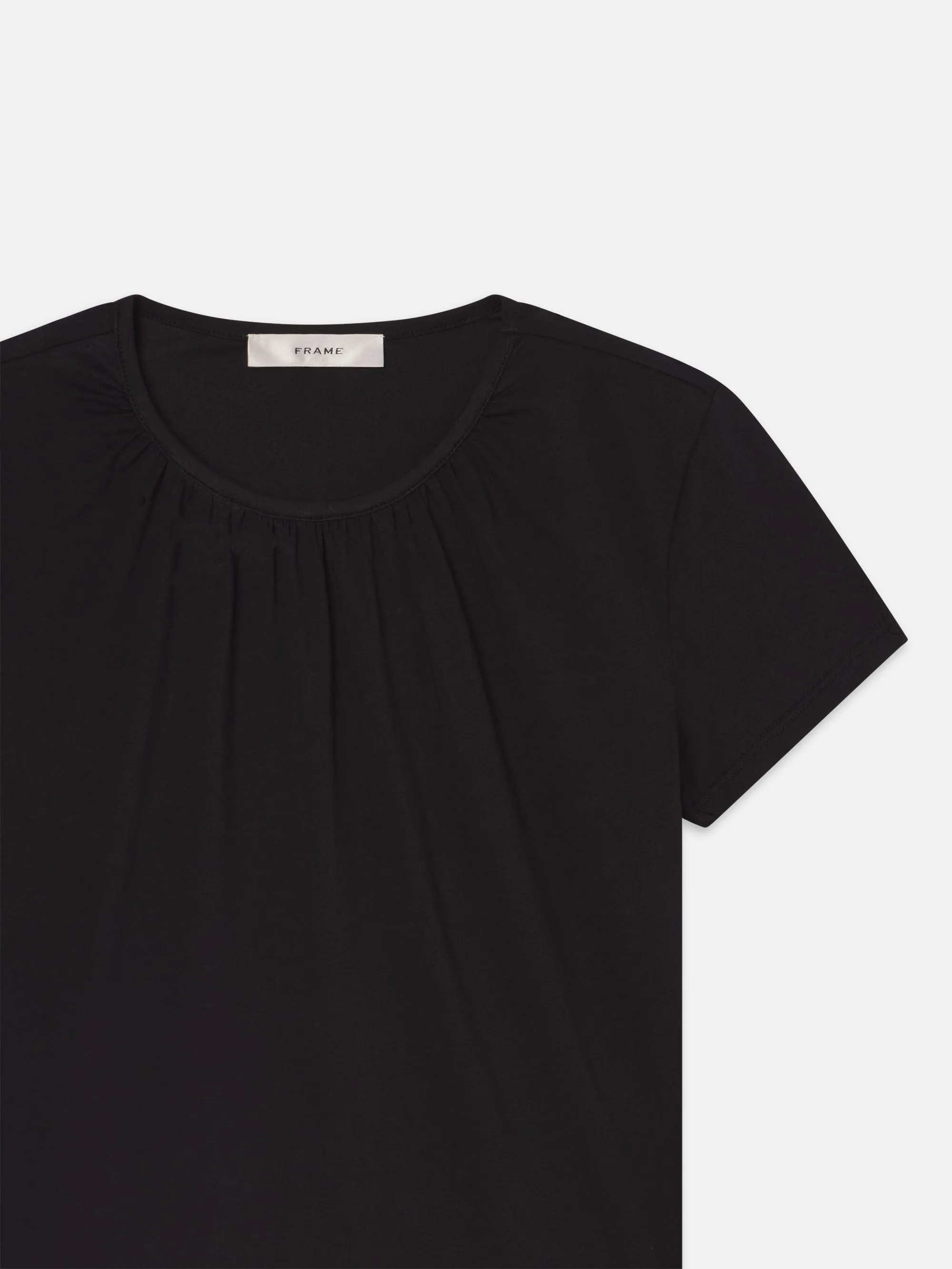 The Gathered Tee -- Black sold by Frame Denim product image thumbnail 2
