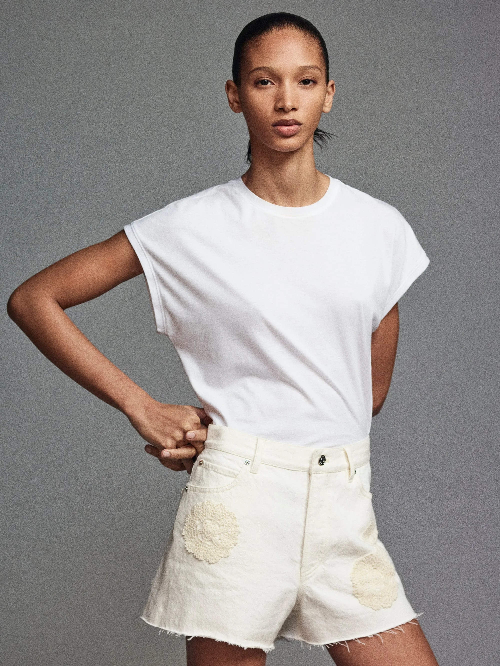 The Crochet Dare Short -- Flurry sold by Frame Denim product image thumbnail 2