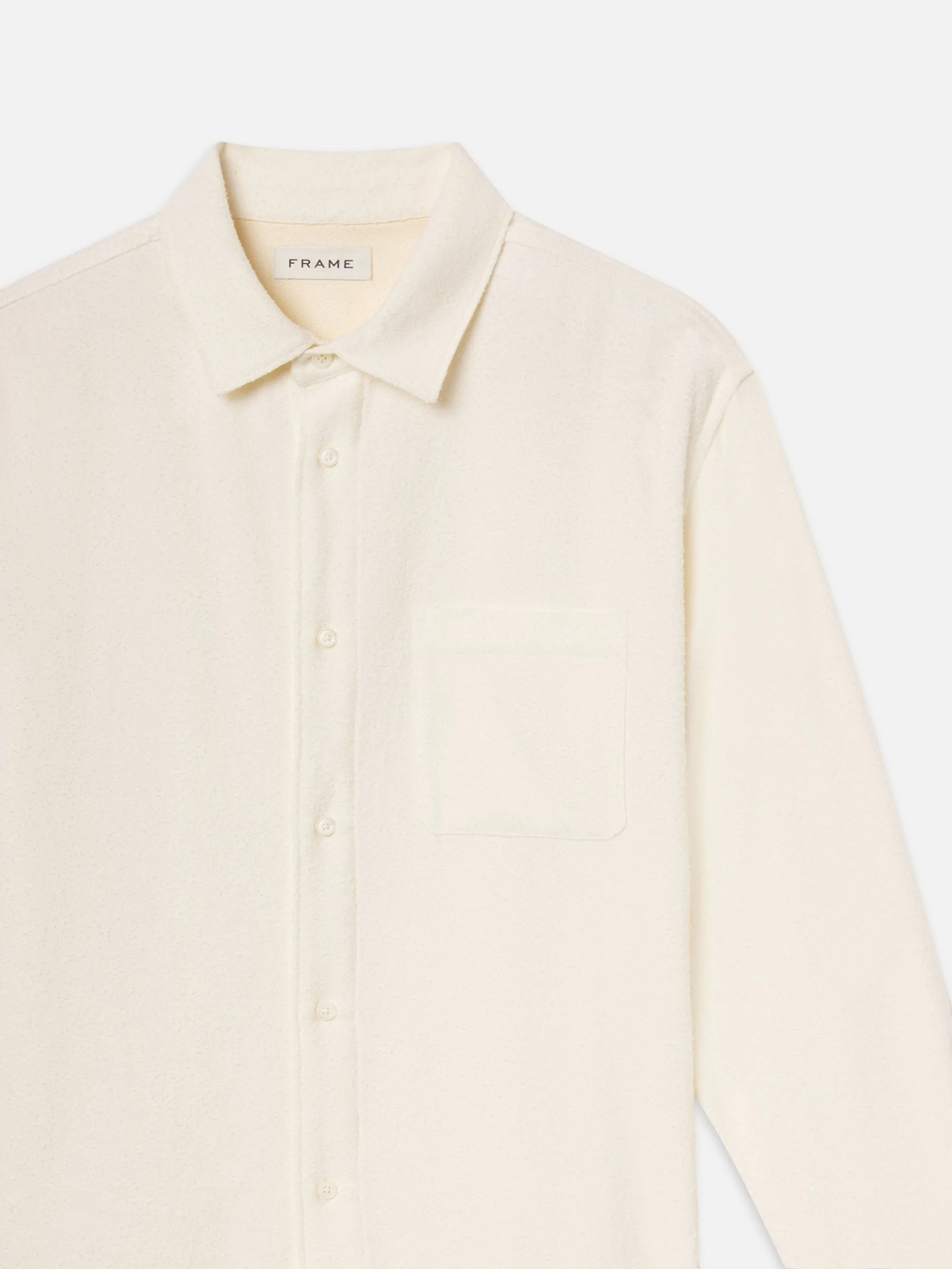 Textured Shirt -- White Sand sold by Frame Denim product image thumbnail 2