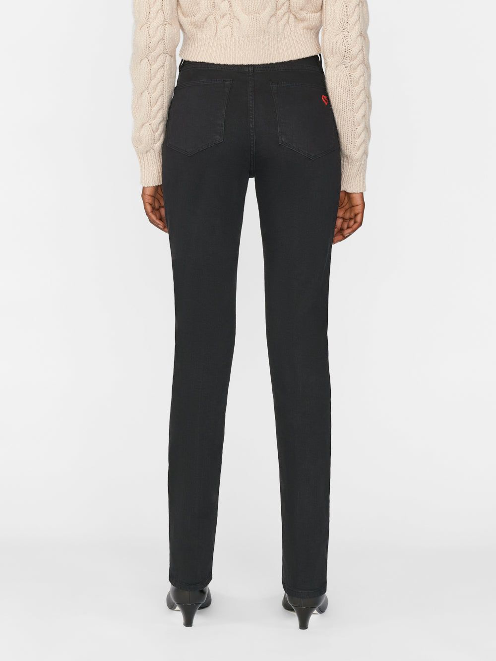 Le Super High Straight Button -- Film Noir sold by Frame Denim product image thumbnail 8