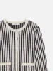 The Cable Cardi -- Navy Multi sold by Frame Denim