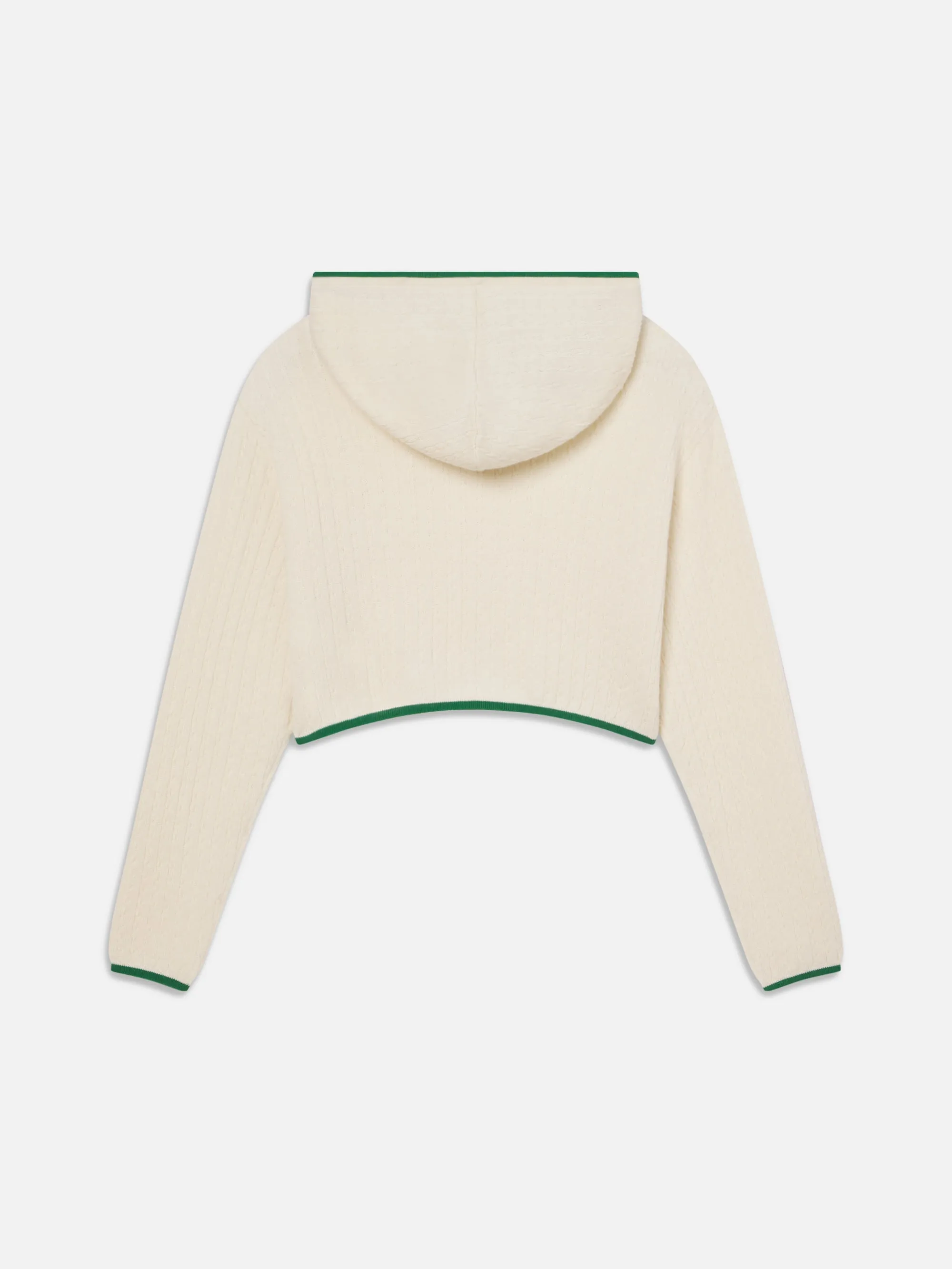 The Cable Hoodie -- Kelly Green Multi sold by Frame Denim product image thumbnail 4