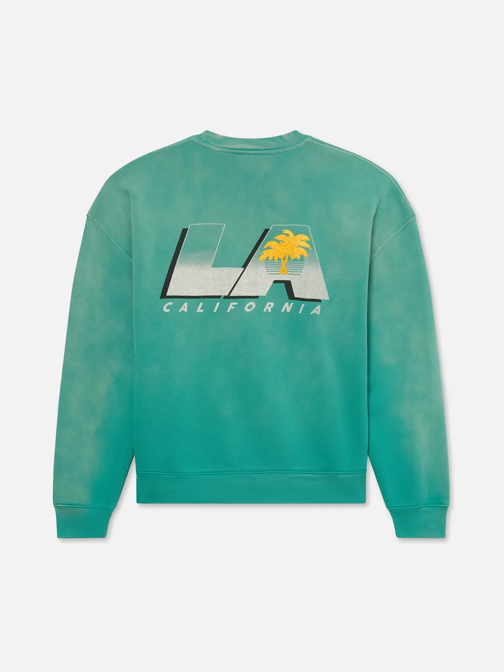 Vintage Washed Sweatshirt -- Aqua Blue sold by Frame Denim product image thumbnail 4