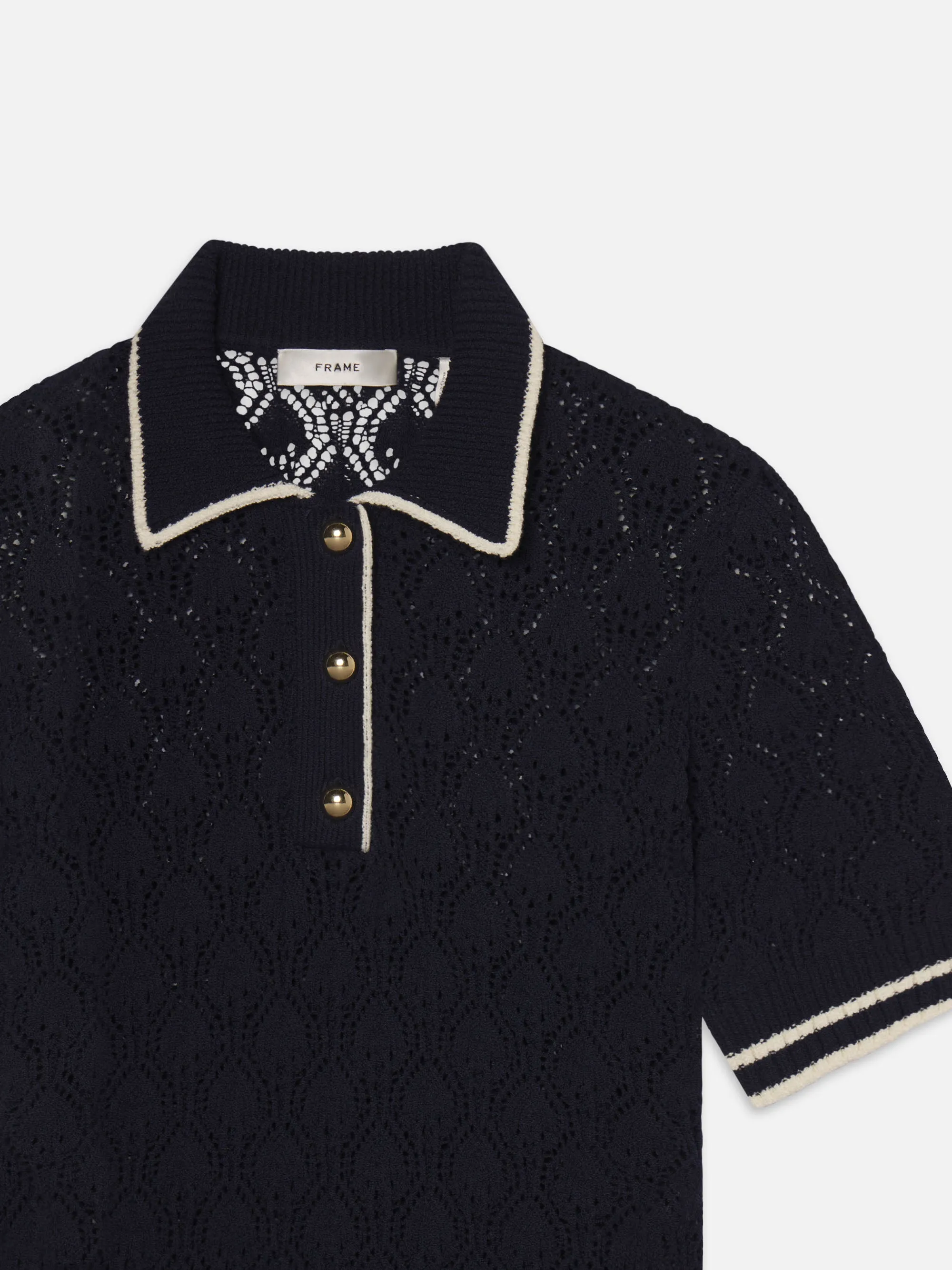 The Rookie Polo -- Navy Multi sold by Frame Denim product image thumbnail 3