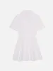 The Flare Mini Dress -- White sold by Frame Denim