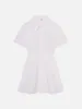 The Flare Mini Dress -- White sold by Frame Denim