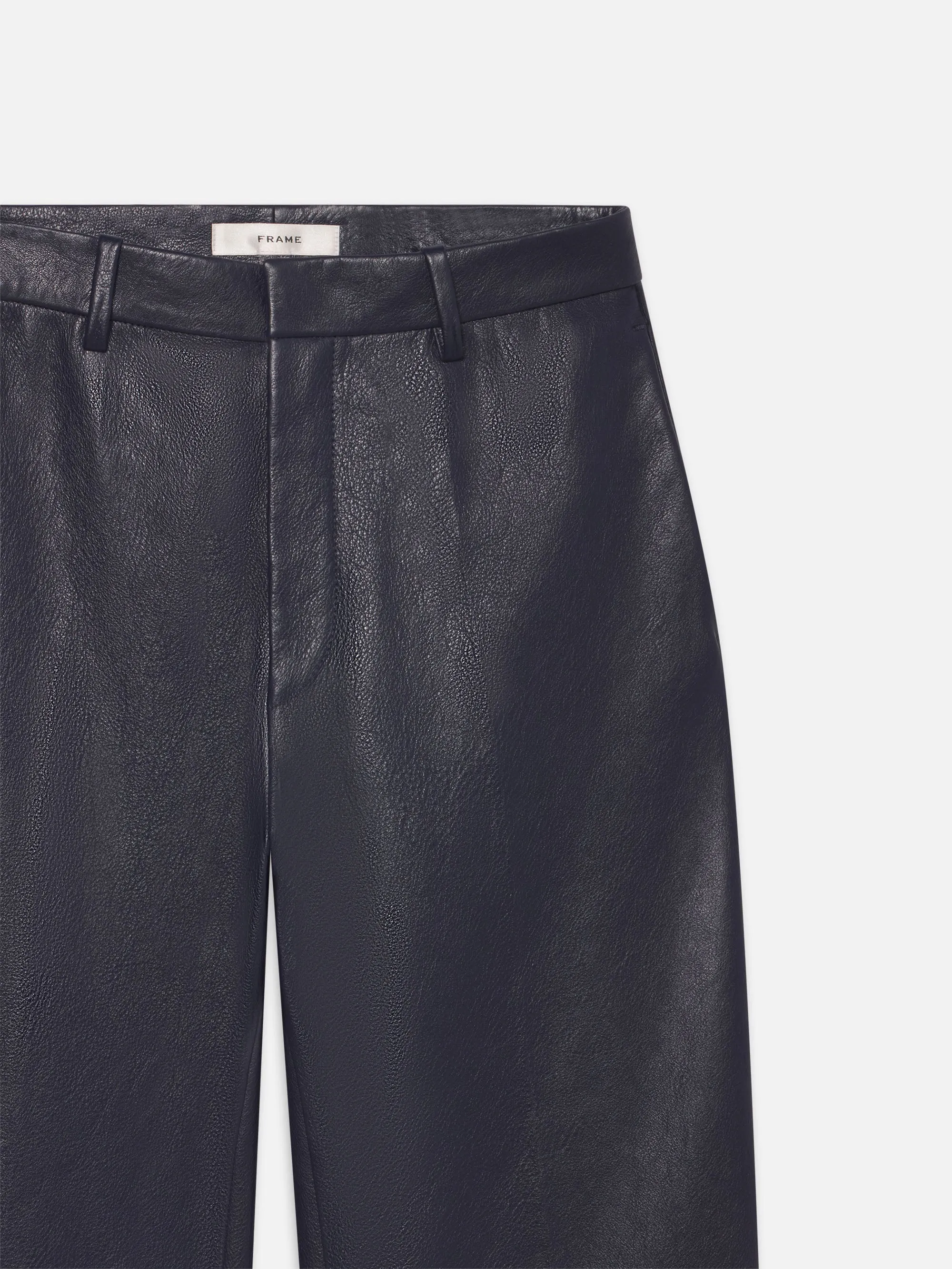 The Leather Trouser -- Dark Indigo sold by Frame Denim product image thumbnail 3
