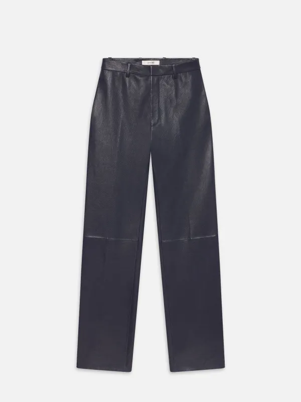 The Leather Trouser -- Dark Indigo sold by Frame Denim