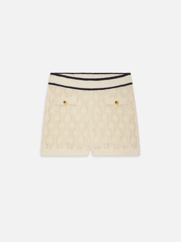The Rookie Short -- Cream Multi made by Frame Denim