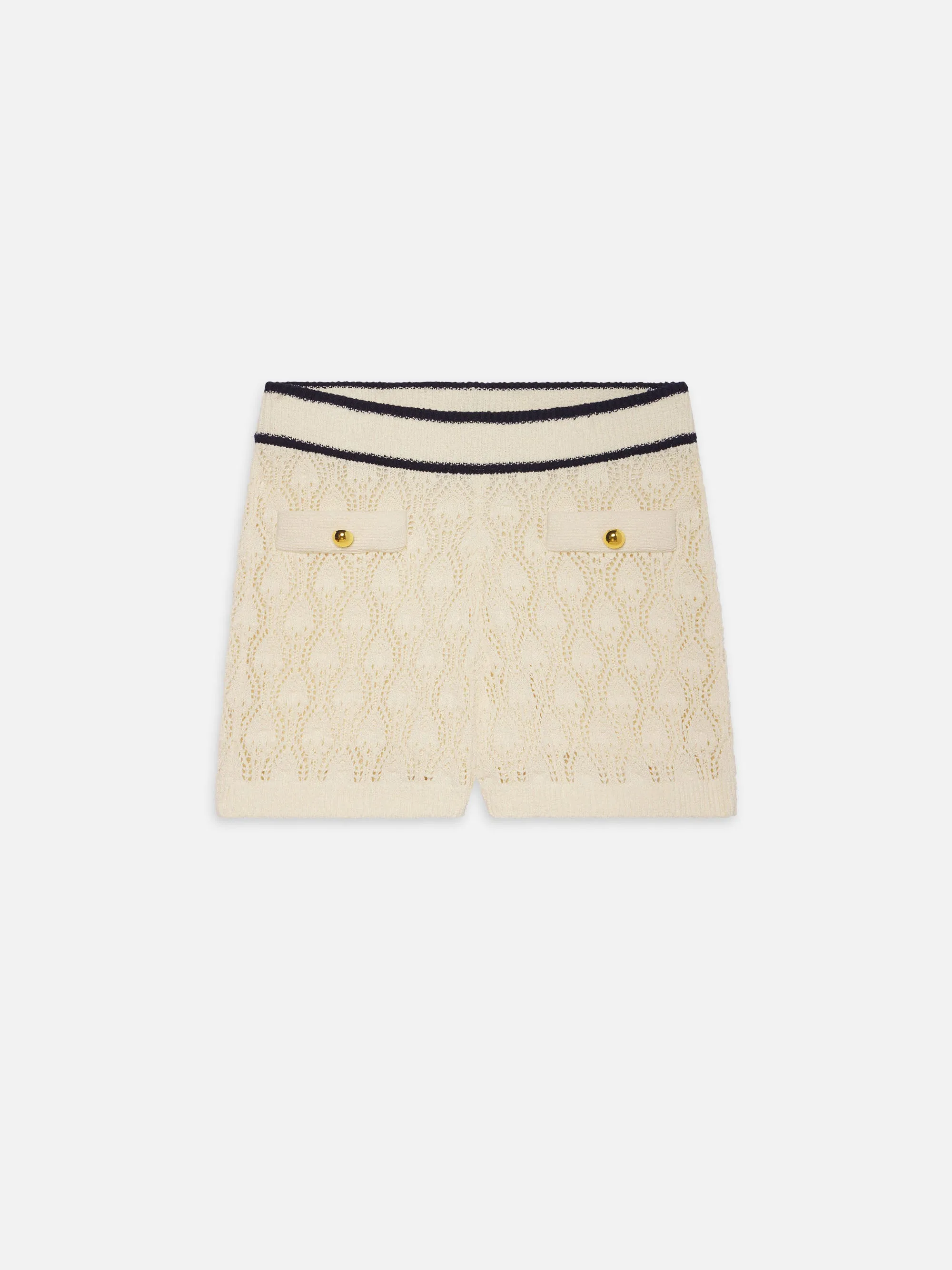 The Rookie Short -- Cream Multi sold by Frame Denim