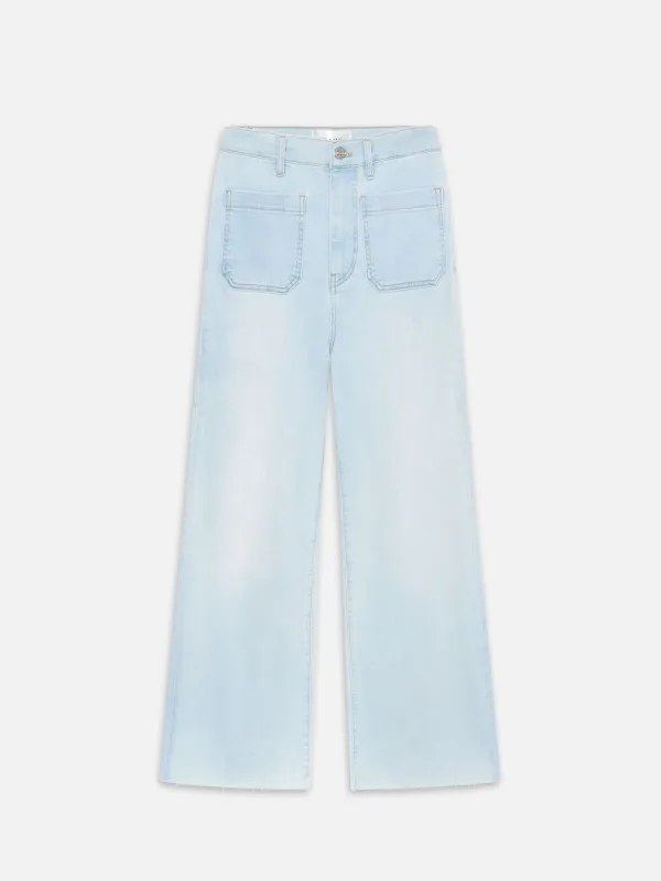 The Anchor Pant -- Float Raw Fray sold by Frame Denim