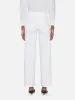Le Pixie Slim Palazzo Modernist Pocket -- White sold by Frame Denim
