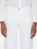 Le Pixie Slim Palazzo Modernist Pocket -- White sold by Frame Denim