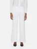 Le Pixie Slim Palazzo Modernist Pocket -- White sold by Frame Denim