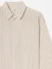 Brown Striped Shirt -- Brown Stripe sold by Frame Denim