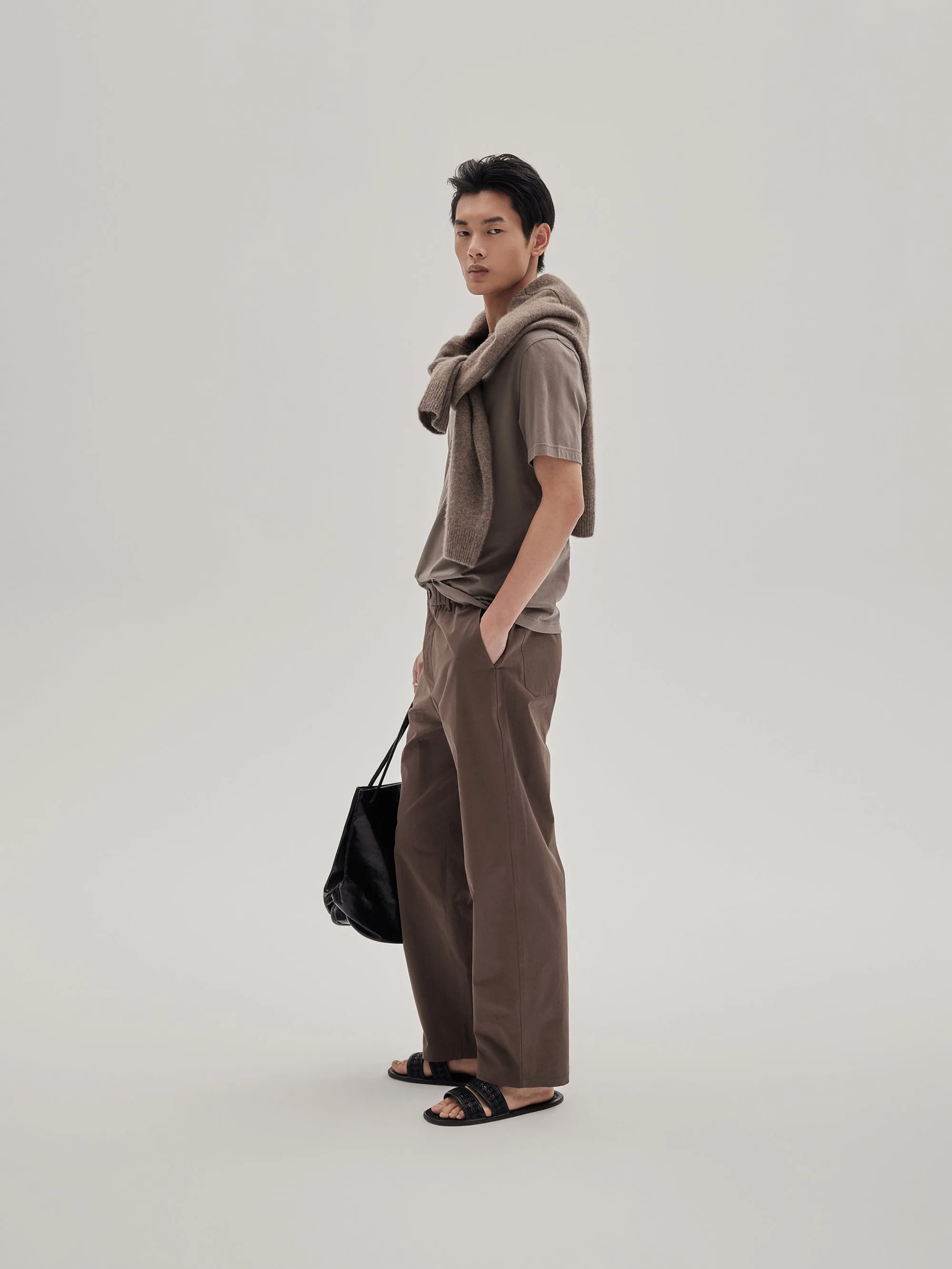 Easy Trousers -- Dark Brown sold by Frame Denim product image thumbnail 2