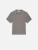Jacquard Polo -- Storm Grey sold by Frame Denim