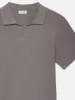 Jacquard Polo -- Storm Grey sold by Frame Denim