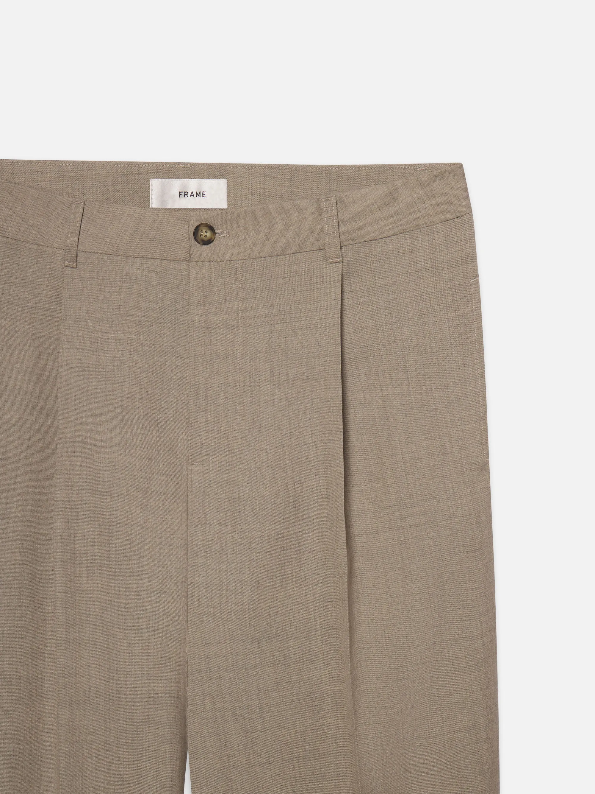 Wide Leg Trousers -- Vintage Khaki sold by Frame Denim product image thumbnail 3