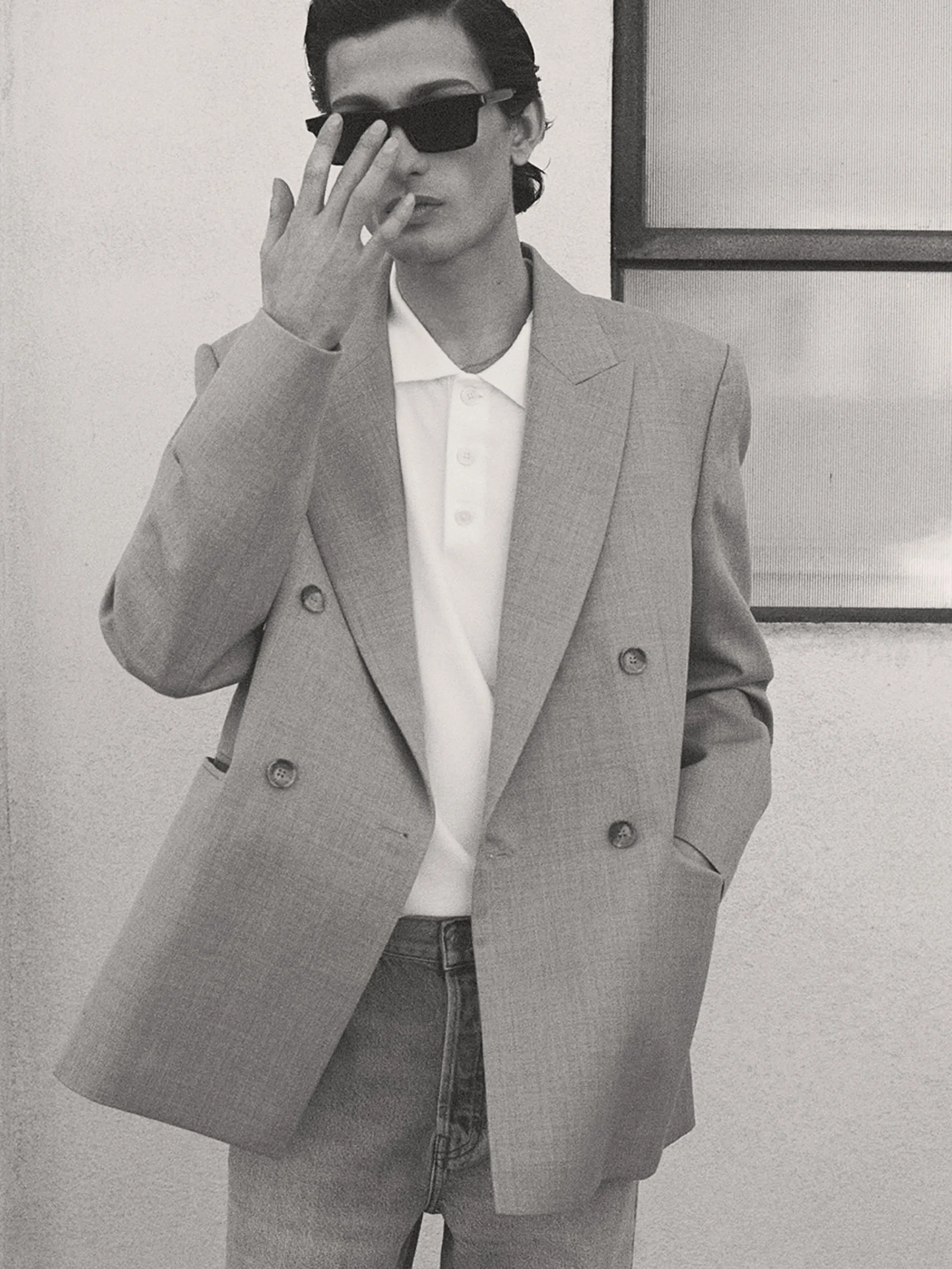 Double Breasted Blazer -- Vintage Khaki sold by Frame Denim product image thumbnail 2