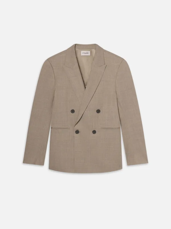 Double Breasted Blazer -- Vintage Khaki sold by Frame Denim