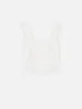 The Eyelet Tank -- White sold by Frame Denim