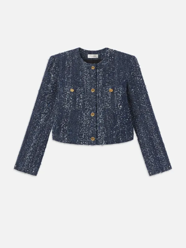 Denim Boucle Jacket -- Magic sold by Frame Denim