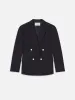 Double Breasted Blazer -- Dark Navy sold by Frame Denim