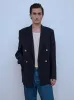 Double Breasted Blazer -- Dark Navy sold by Frame Denim