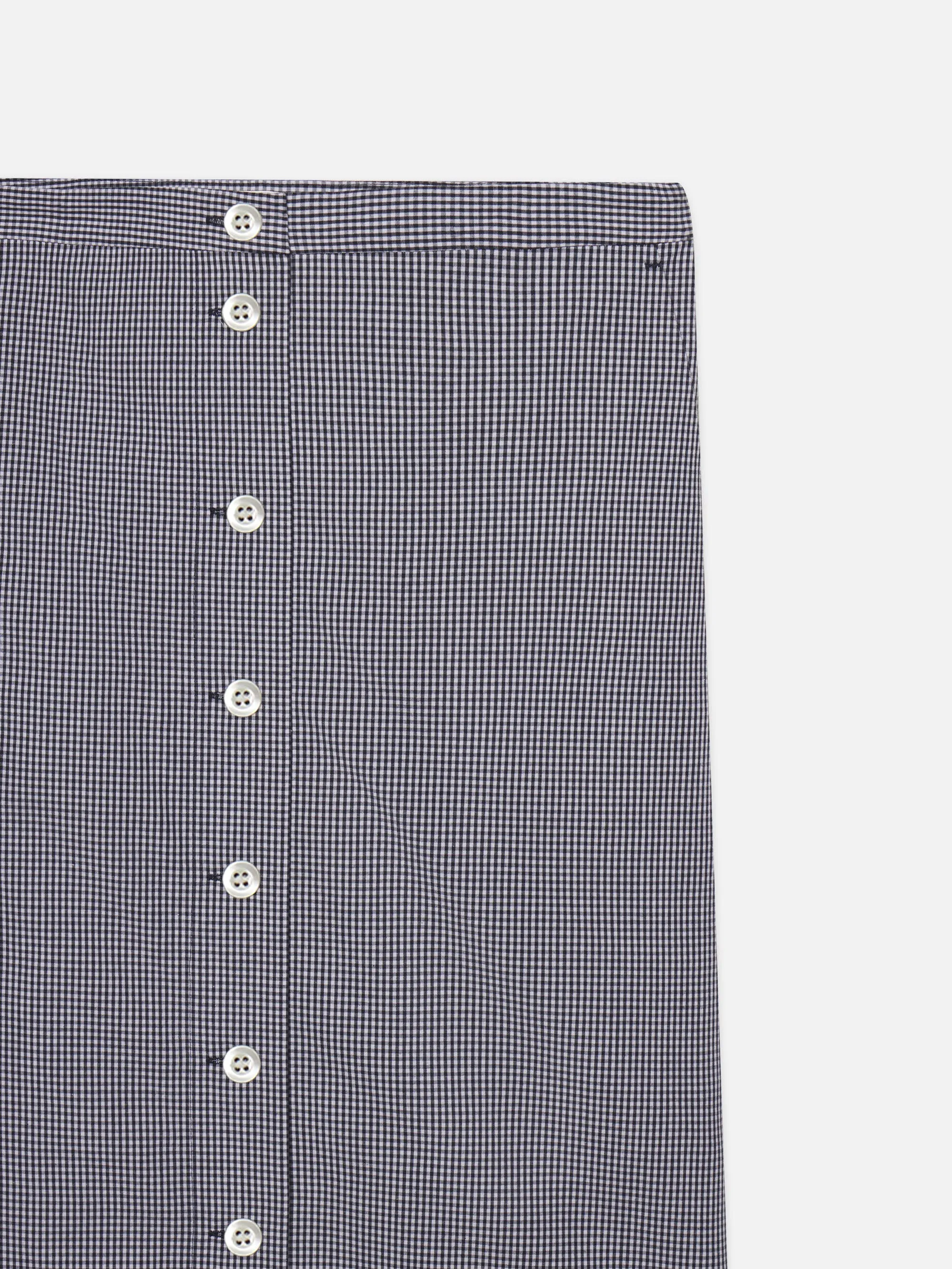The Check Skirt -- Navy Multi sold by Frame Denim product image thumbnail 3