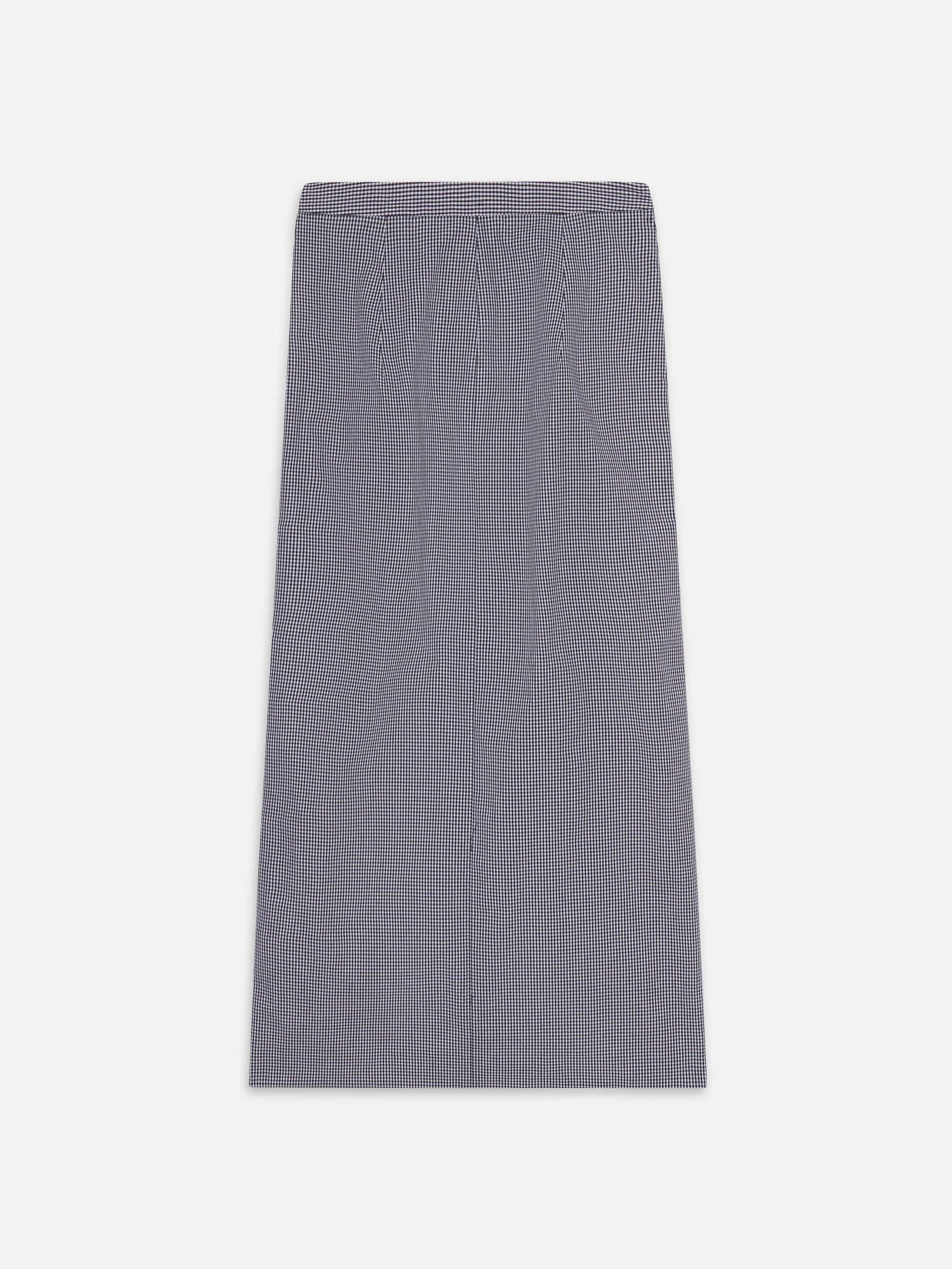The Check Skirt -- Navy Multi sold by Frame Denim product image thumbnail 4