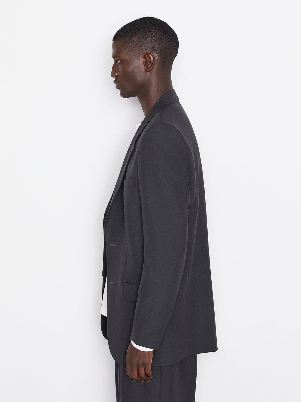 Italian Wool Blazer -- Shadow Grey sold by Frame Denim product image thumbnail 4