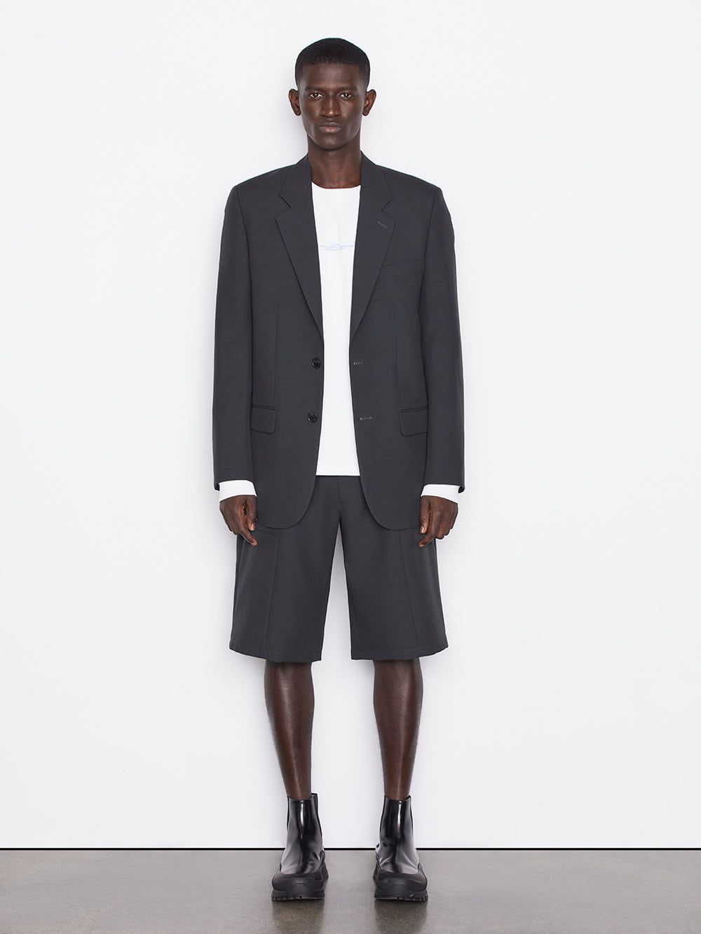 Italian Wool Blazer -- Shadow Grey sold by Frame Denim product image thumbnail 2