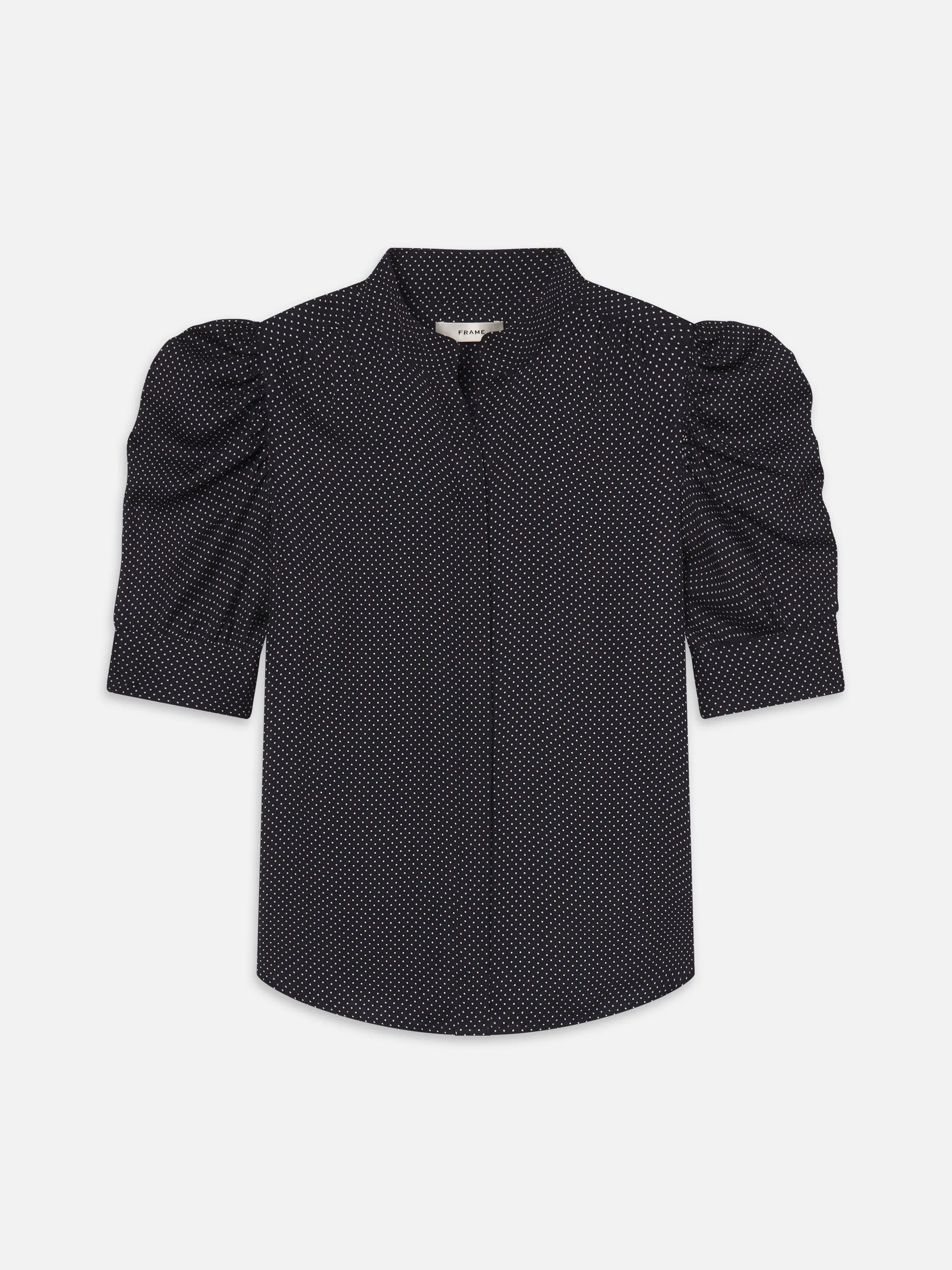 The Gillian Top -- Navy Multi sold by Frame Denim