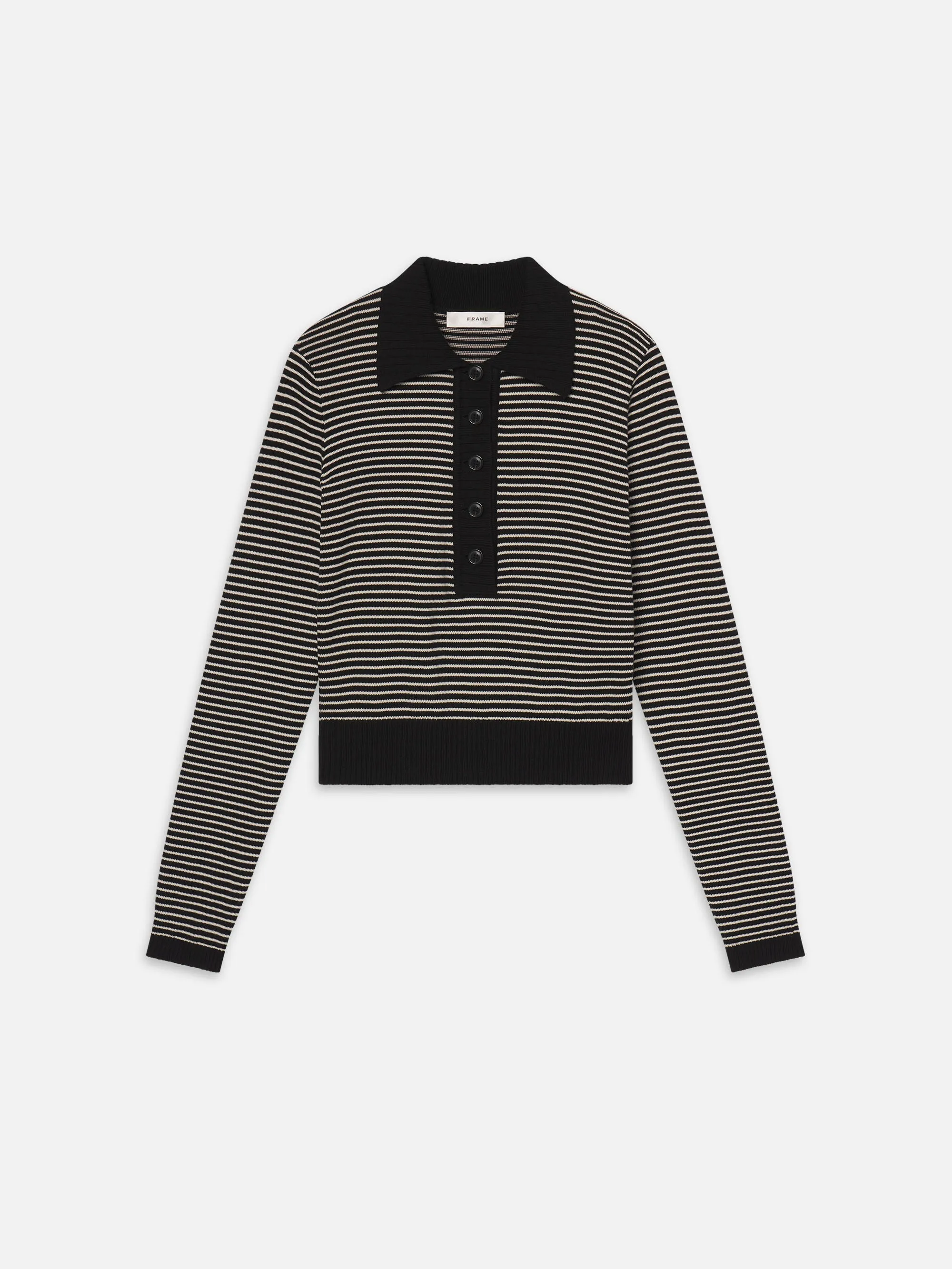 The Graduate Sweater -- Black Multi sold by Frame Denim